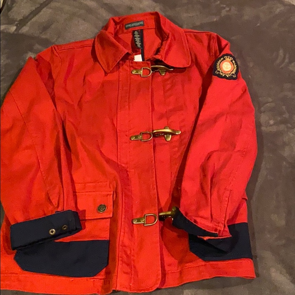 Ralph Lauren Womens Red Barn Coat XL New with Tags